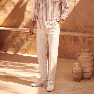 Octobre DANNY COTTON LINEN TROUSERS XXL NWT